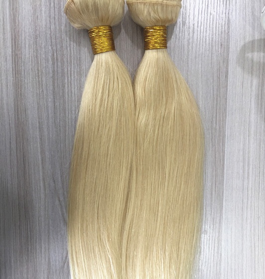 613 blonde hair weave thick virgin brazilian hair bundles with frontals YL173